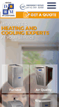 Mobile Screenshot of dmheating.com